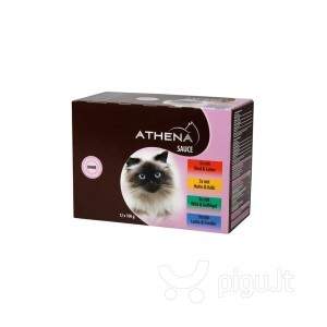Афина кошачья еда в соусе 100 г х 12 шт. упаковка Athena - 1