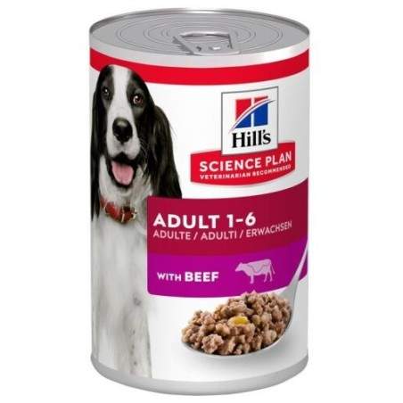 Hill's Sience Plan Adult Beef drėgnas maistas šunims su jautiena, 370 g Hill's - 1