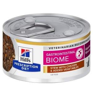 Hill's Prescription Diet Gastrointestinal Biome troškinys katėms su vištiena ir daržovėmis, 82 g