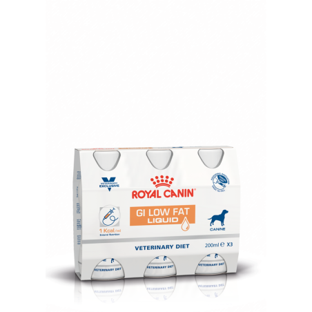 Royal Canin Veterinary GI Low Fat Liquid wet dog food for faster recovery, 3 x 200 ml Royal Canin - 1