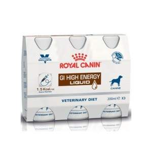 ROYAL CANIN GI High Energy Liquid drėgnas maistas šunims 3 x 200 ml