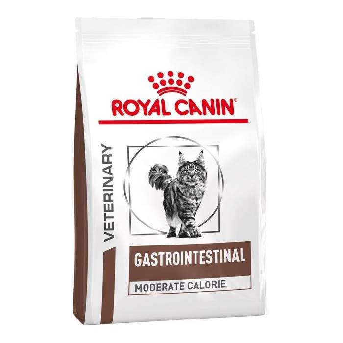 Royal Canin Veterinary Gastrointestinal Moderate Calorie sausas maistas virškinimo problemų turinčioms katėms, 0,4 kg Royal Cani