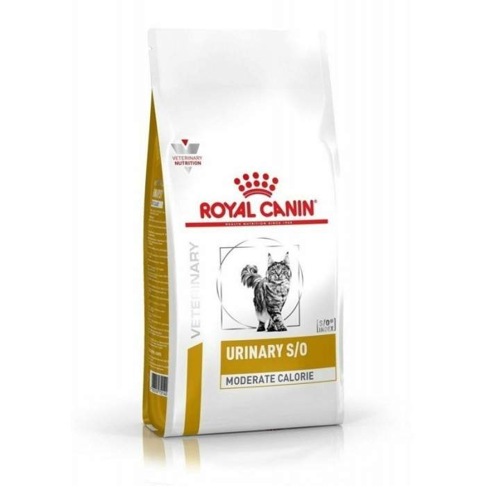 Royal Canin Veterinary Urinary S/O Moderate Calorie сухой диетический корм для кошек, для профилактики заболеваний мочевыводящих