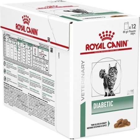 Royal Canin Veterinary Diabetic drėgnas maistas diabetu sergančioms katėms, 85 g Royal Canin - 1