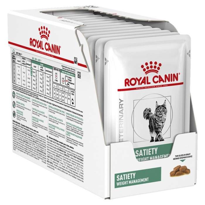 Royal Canin Veterinary Satiety Weight Management mitrā barība kaķiem ar lieko svaru, 85 g Royal Canin - 1
