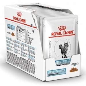 ROYAL CANIN Sensitivity Control drėgnas maistas katėms, 12x85g