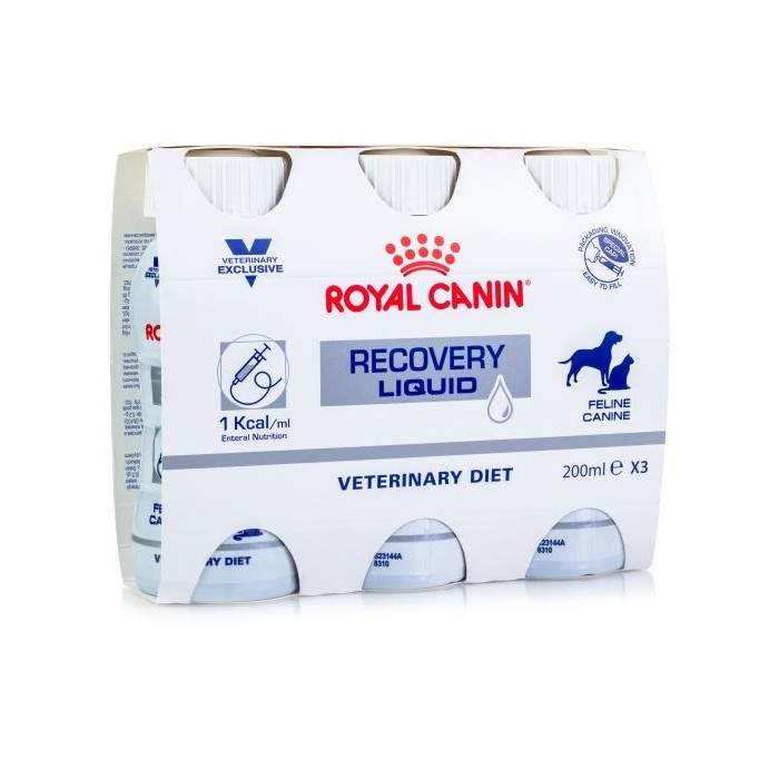 ROYAL CANIN Recovery Liquid drėgnas maistas katėms ir šunims, 3 x 200 ml Royal Canin - 1