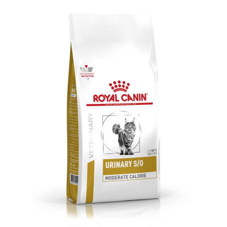Royal Canin Veterinary Urinary S/O Moderate Calorie sausas dietinis maistas katėms, šlapimo takų ligų profilaktikai, 1,5 kg Roya