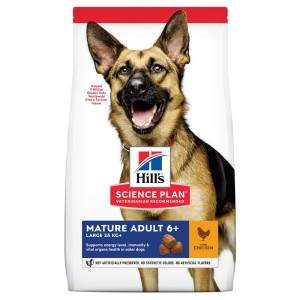 Hill's Science Plan Large Breed Mature Adult 6+ Chicken dry food for older, large breed dogs, 14 kg Hill's - 1