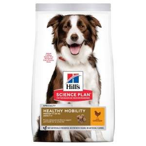 Hill's Science Plan Healthy Mobility Medium Adult Chicken sausā barība vidējo šķirņu suņiem, veselīgu locītavu uzturēšanai, 14 k