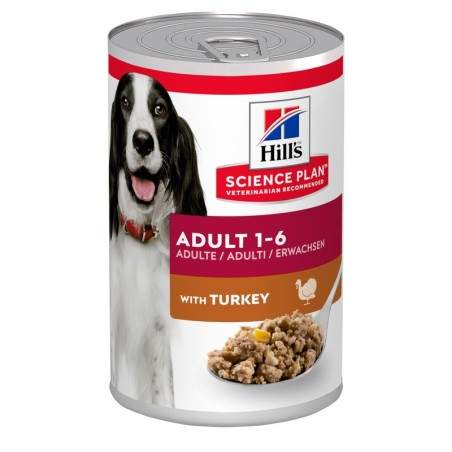Hill's Science Plan Canine Adult Turkey drėgnas maistas šunims su kalakutiena, 370 g Hill's - 1