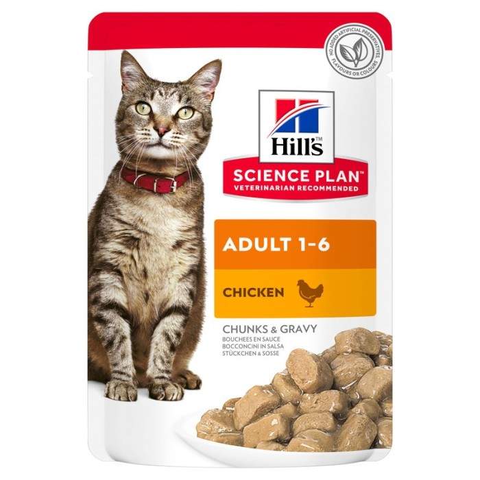 Hill's Science Plan Feline Adult Chicken drėgnas maistas katėms su vištiena, 85 g Hill's - 1