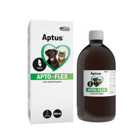 Aptus Apto-Flex uztura bagātinātāji suņiem un kaķiem veseliem gurniem un locītavām, 500ml ORION CORPORATION - 1