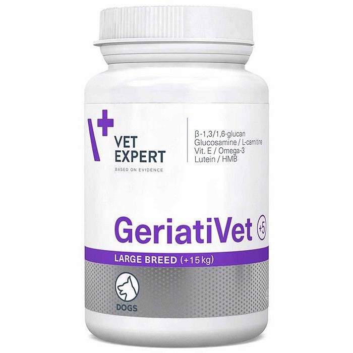 Vetexpert Geriativet toidulisandid vanematele, suurt tõugu koertele, 45 tabletti VETEXPERT - 1