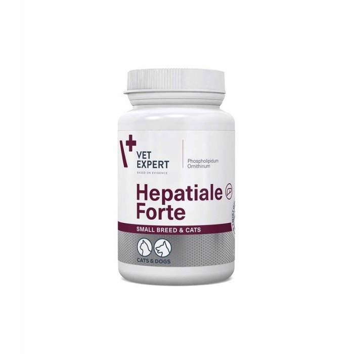 Vetexpert Hepatiale Forte papildai katėms ir smulkių veislių šunims, esant kepenų veiklos sutrikimams, 40 tablečių VETEXPERT - 1