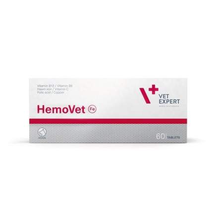 Vetexpert Hemovet toidulisand aneemianähtudega koertele, 60 tabletti VETEXPERT - 1