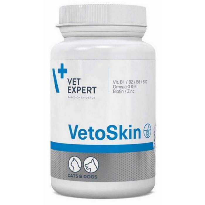 Vetosokīna dermatoloģisko slimību profilakse 300 mg, 60 capses. VETEXPERT - 1