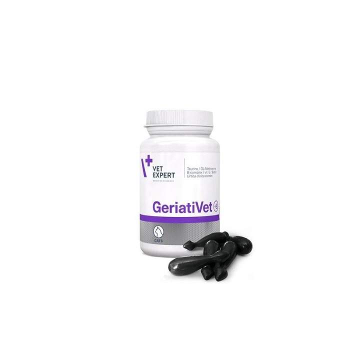 Geriastivet Cat supplements for older cats, 60 capses. VETEXPERT - 1
