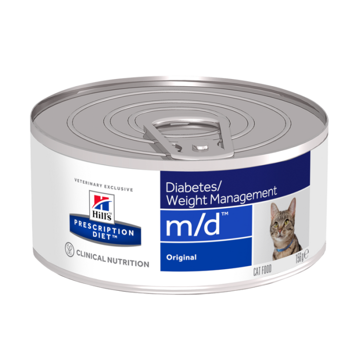 Hill's Prescription Diet Diabetes and Weight Management m/d Original wet food for overweight or diabetic cats, 156 g Hill's - 1