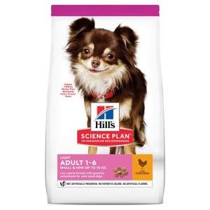 Hill's Science Plan Light Small and Mini Adult Chicken сухой корм для собак мелких пород, 1,5 кг. Hill's - 1