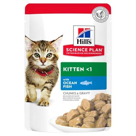 Hill's Science Plan Kitten Ocean Fish drėgnas maistas kačiukams, 85g Hill's - 1