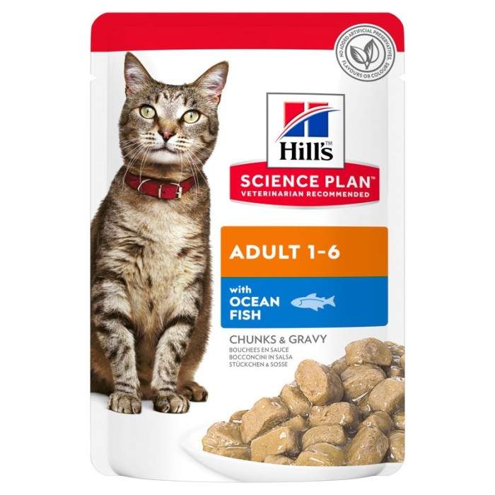 Hill's Science Plan Adult Ocean Fish drėgnas maistas katėms, 85g Hill's - 1