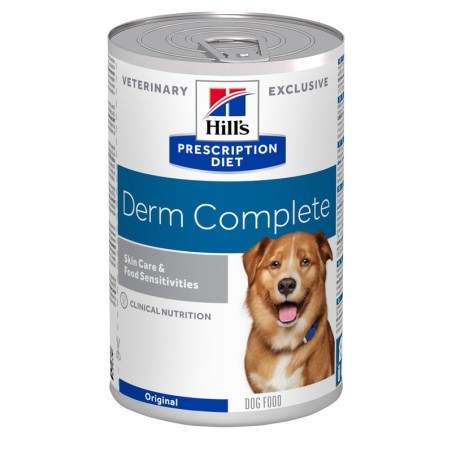 Hill's Prescription Diet Derm Complete Skin Care and Food Sensitivities drėgnas maistas alergiškiems šunims, 370 g Hill's - 1