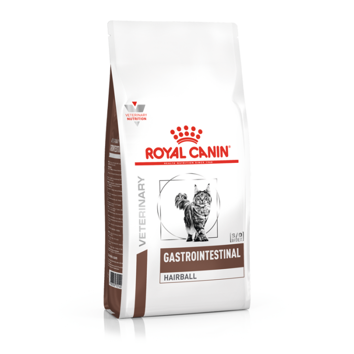 Royal Canin Veterinary Gastrointestinal Hairball сухой корм для кошек с проблемами пищеварения из-за комков шерсти, 2 кг