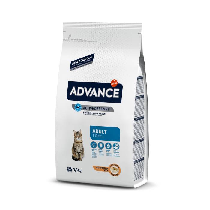 Advance Adult Cat Chicken and Rice sausā barība kaķiem, 1,5 kg