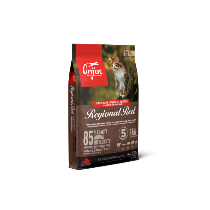 Orijen Regional Red Cat беззерновой, сухой корм для кошек, 5,4 кг