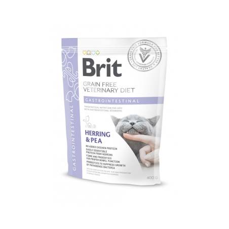 Brit GF Veterinary Diets Cat Gastrointestinal dry food for cats with stomach and intestinal problems, 0.4 kg