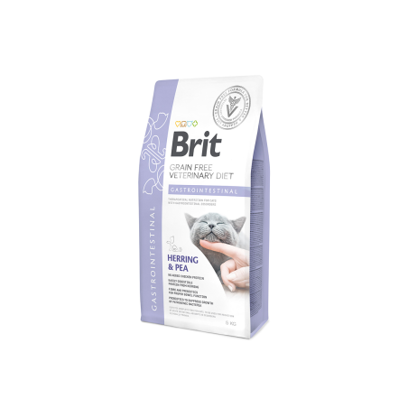 Brit GF Veterinary Diets Cat Gastrointestinal sausā barība kaķiem ar kuņģa un zarnu problēmām, 2 kg