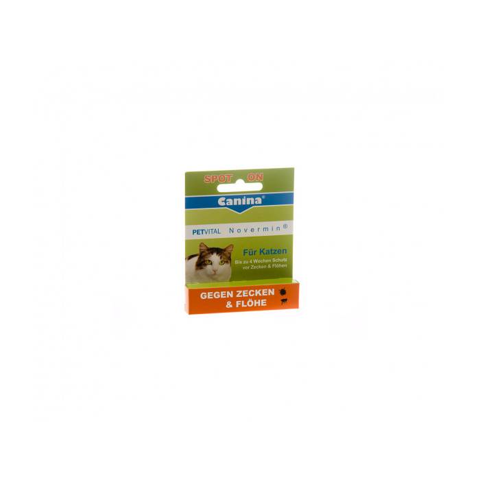 Canina Petvital Novermin kaitse parasiitide eest kassidele, 2 ml