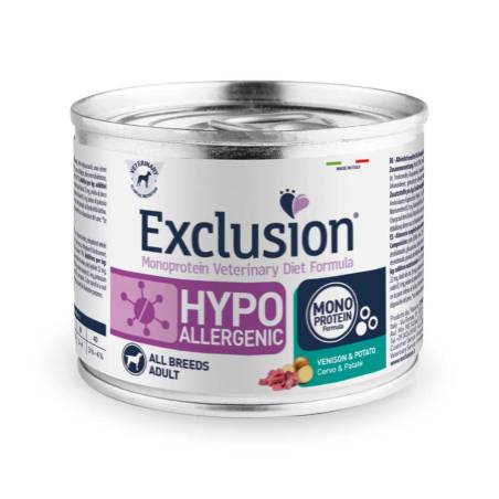 Exclusion Hypo консервы для собак с олениной и картофелем, 200 г