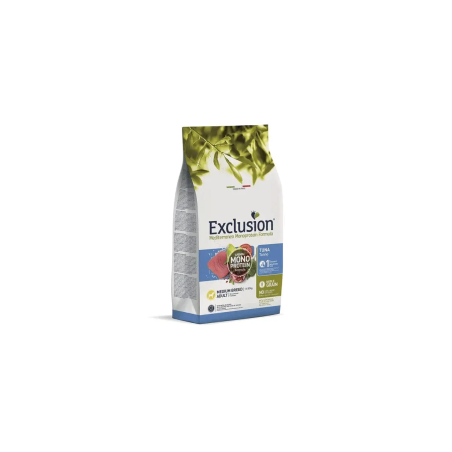 Exclusion Mono Protein Mediterraneo сухой корм для собак средних пород с тунцом, М, 3 кг