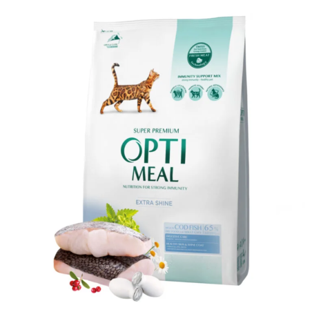 OPTIMEAL™ Suure tursasisaldusega täissööt täiskasvanud kassidele, 0,7 kg