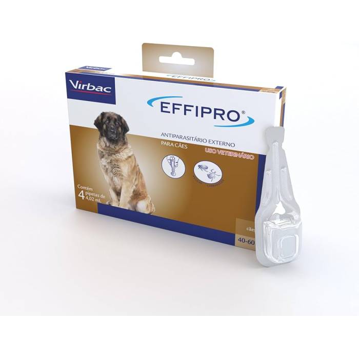 Virbac Effipro 402 мг раствор для капель для собак 40-60 кг, N4