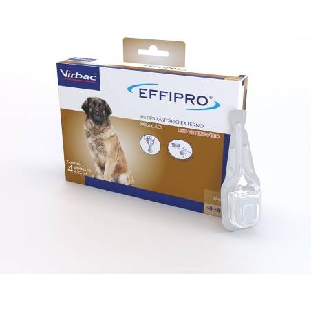 Virbac Effipro 402 mg užlašinamasis tirpalas šunims 40-60 kg, N4