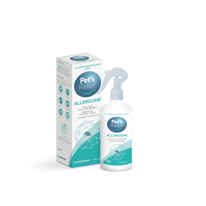 Pet’s Relief Allergone Спрей для дома от аллергенов пылевых клещей, 400 мл