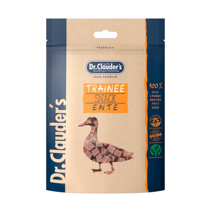 Dr. Clauders Trainee Snack Rind gardumi suņiem un kaķiem gabalos ar liellopa gaļu, 500 g