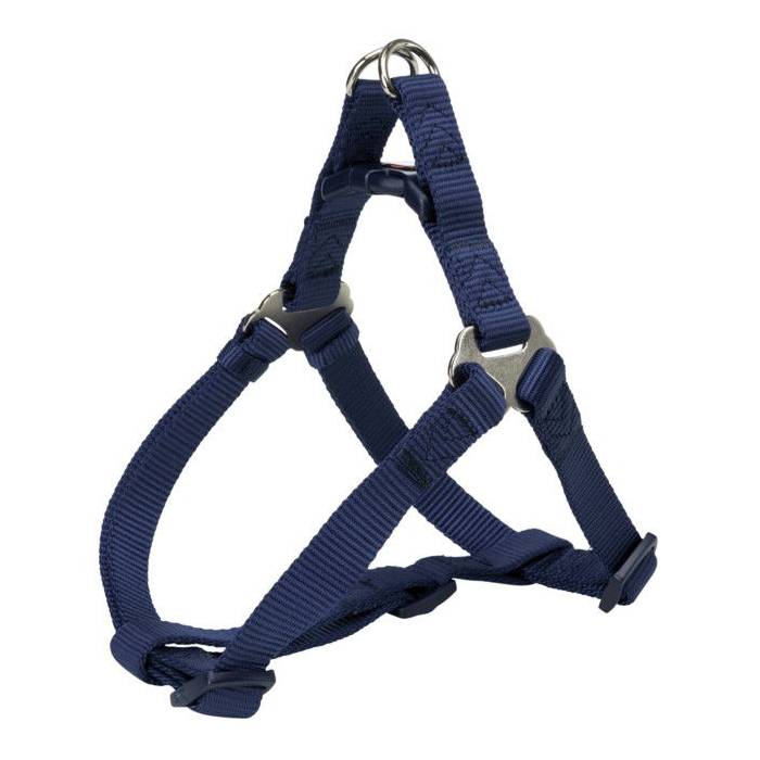 Trixie Premium One Touch valjaat, M 50-65cm/20mm, indigo