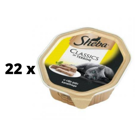 Canned food for cats' sheba, with chicken, 85g SHEBA - 1