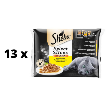 Pārtika kaķiem "Sheba", mājputnu komplekts, somas, 85 g SHEBA - 1