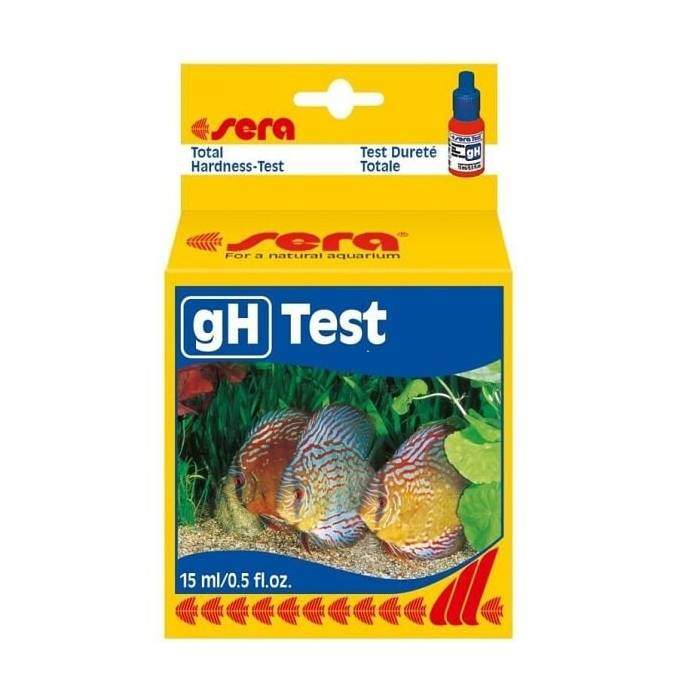 Testin avulla voit nopeasti tarkistaa akvaarioveden kovuuden: Sera gH:test, 15 ml