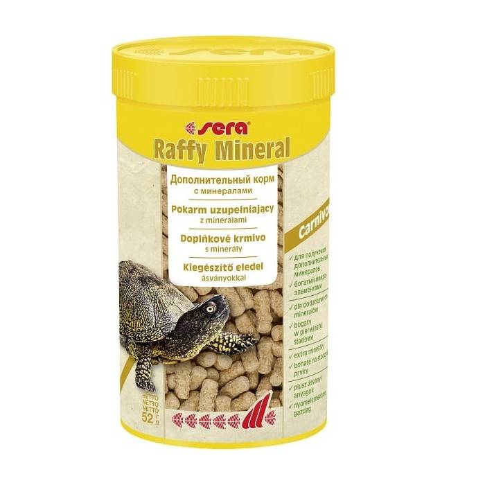 Reptile food: Sera Raffy Mineral, 250 ml (55 g)