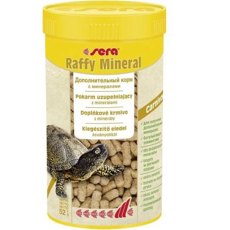 Reptile food: Sera Raffy Mineral, 250 ml (55 g)