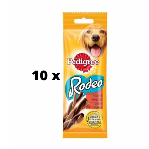 Šunų skanėstas PEDIGREE Rodeo, 70 g  x  10 vnt. pakuotė