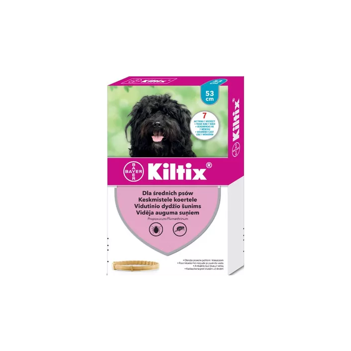 Kiix collar for medium -sized dogs 53cm KILTIX - 1