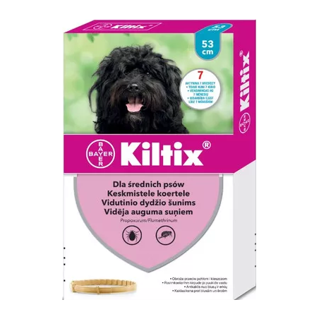 Kiix collar for medium -sized dogs 53cm KILTIX - 1
