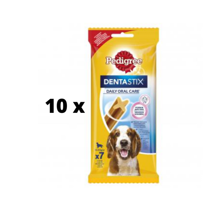 Pedigree Dentastix для средних собак 7 шт., 180г x 10 шт. упаковка PEDIGREE - 1